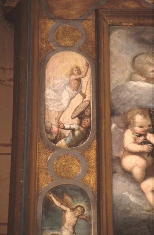  12-Orsola Caccia-Cornice con Misteri del Rosario  